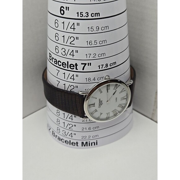 Goodman And Sons Quartz Dress Watch Roman Numerals Stainless Steel New Battery - Picture 6 of 11